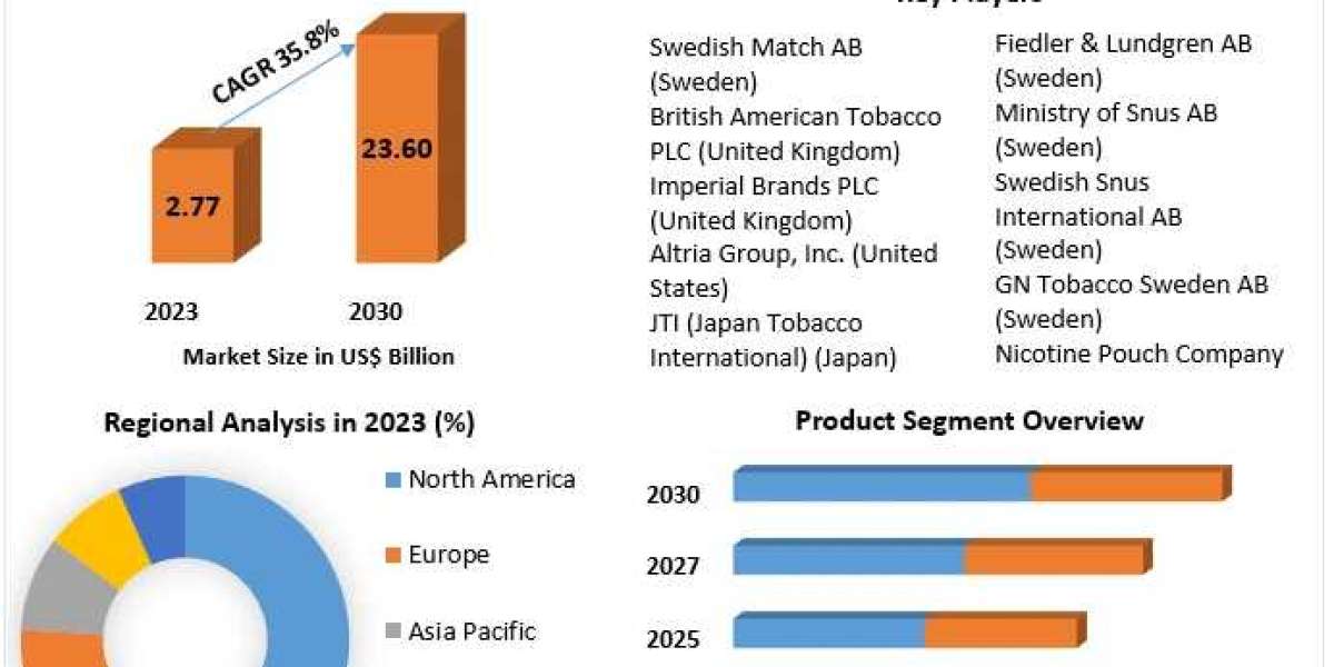 Nicotine Pouch Market Growth, Demand, Revenue, Major Players, and Future Outlook 2030